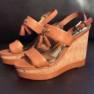 Coach wedge sandals